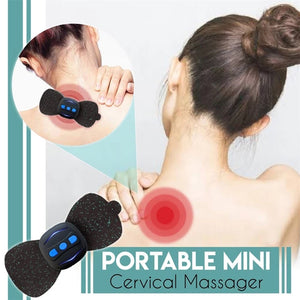 ABS Plastic Brown Back And Neck Massager